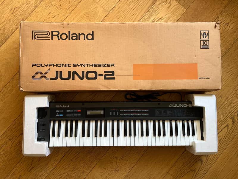 ジャンク Roland αJUNO-2 JU-2 プログラマブルシンセサイザー Roland Alpha Juno-2 61-Key Programmable Polyphonic Synthesizer