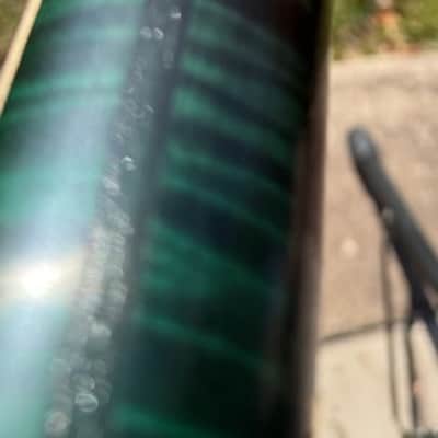 custom built Ibanez style guitar RGA style 2025 - Transparent green nitro image 9