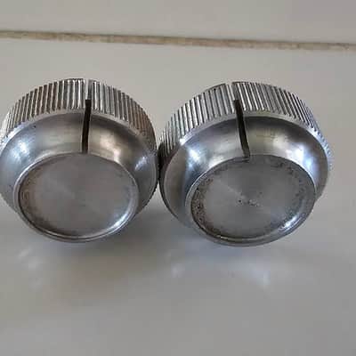 Ampeg Aluminum Amp Knobs late 1960's early 70's - Aluminum image 3