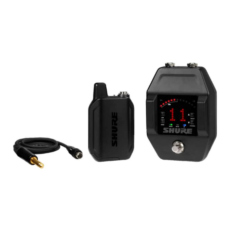 Shure GLXD16+ Z3 Frequency Band Digital Wireless Guitar Pedal System (Black) image 1