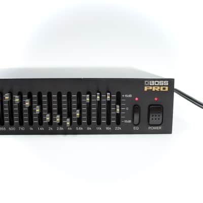 Boss Pro GE-21 Graphic Equalizer With Power Supply Made in Japan Micro Rack Series Guitar Effect Processor ZF18543 image 2