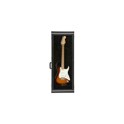 Fender 3-Ply Hardshell Wood Guitar Display Case, Black Tolex image 1