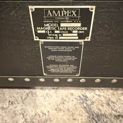 Perfect Ampex 350-2 tape machine 1953 all matching serial numbers Museum Quality image 17