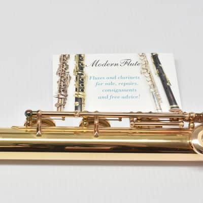 Pearl Maesta Handmade Sterling Flute w/ Gold Plating Throughout Inline w/ C# Trill Split E & B Foot from 1994 *Beautiful!* image 14