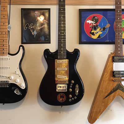 Rusch Guitars Jerry Garcia "Wolf" Tribute 2016 Black Nitrocellulose image 1