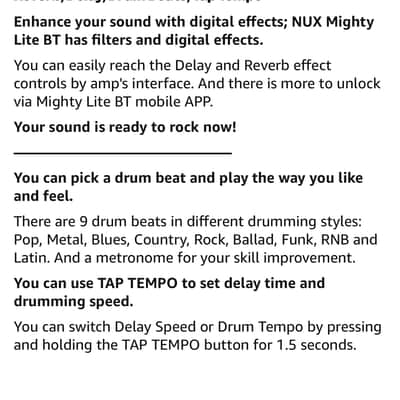 NuX Mighty lite BT-BLK 2022-2024 image 5