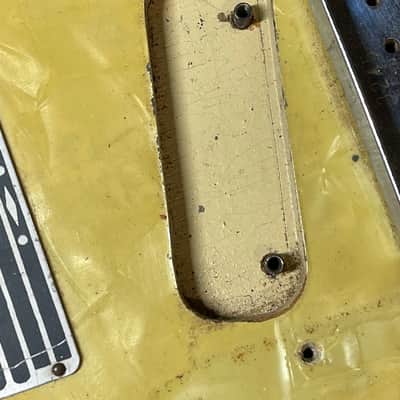 1953 Fender Champion Lap Steel Guitar 1950's -Yellow Pearloid w/ Original Case image 20