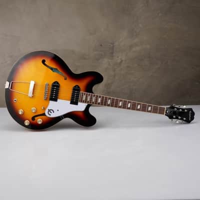Epiphone Casino Vintage Sunburst Electric Guitar w/ Hardshell Case #59253