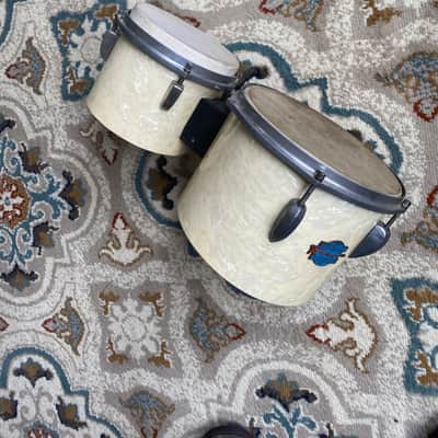 Trixon Bongos - White Marine Pearl - 6” and 8” image 4
