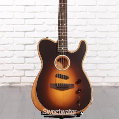 Fender Acoustasonic Player Telecaster Acoustic-electric Guitar - Shadow Burst with Rosewood Fingerboard (ASTelePShBd1) image 3