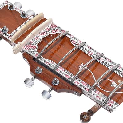 SITAR~VILAYAT KHAN STYLE~6 MAIN, 12 -13 SYMPATHETIC STRINGS~WITH GIG BAG, MIZRAB image 10