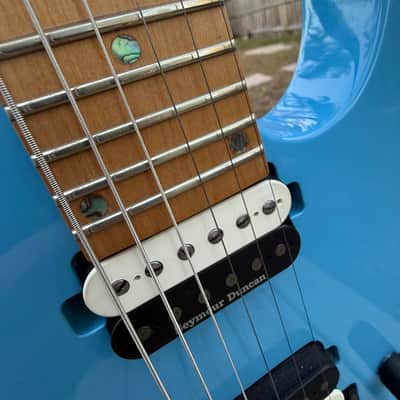 Dean MD24 Floyd Roasted Maple 2021 - Vintage Blue image 13