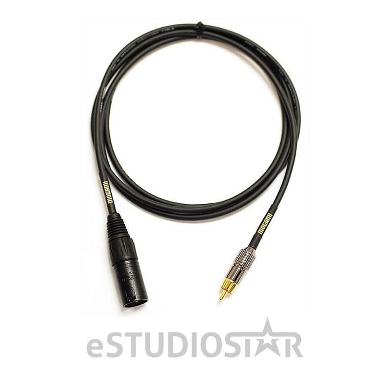 Mogami Gold XLR Male to RCA Patch Cable - 20' image 1