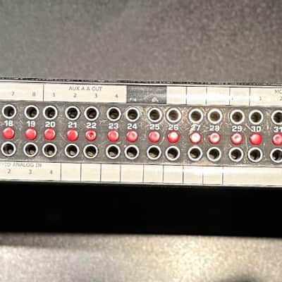 AVP 2X48 1RU Bantam Audio Patch Bay Black image 1