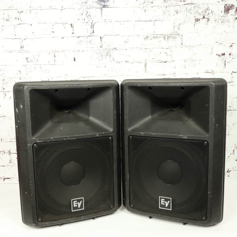 Pair of Electro-Voice EV Sx100 12" 2-Way 200W Portable Passive PA Speakers image 1