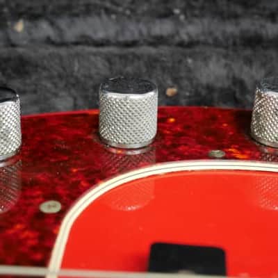 1969 Fender Precision Bass PJ Specs Fiesta Red Refin w/ OHSC Cheney England image 6
