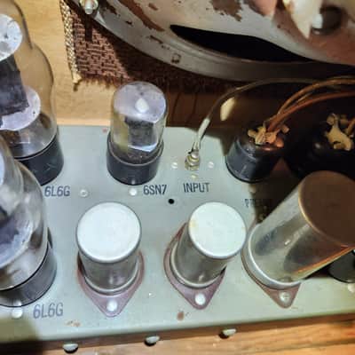 Vega “Triumphal Model” High Fidelity Amplifier, 1946, 6L6 Tube Combo, Birdseye Maple Cabinet image 13