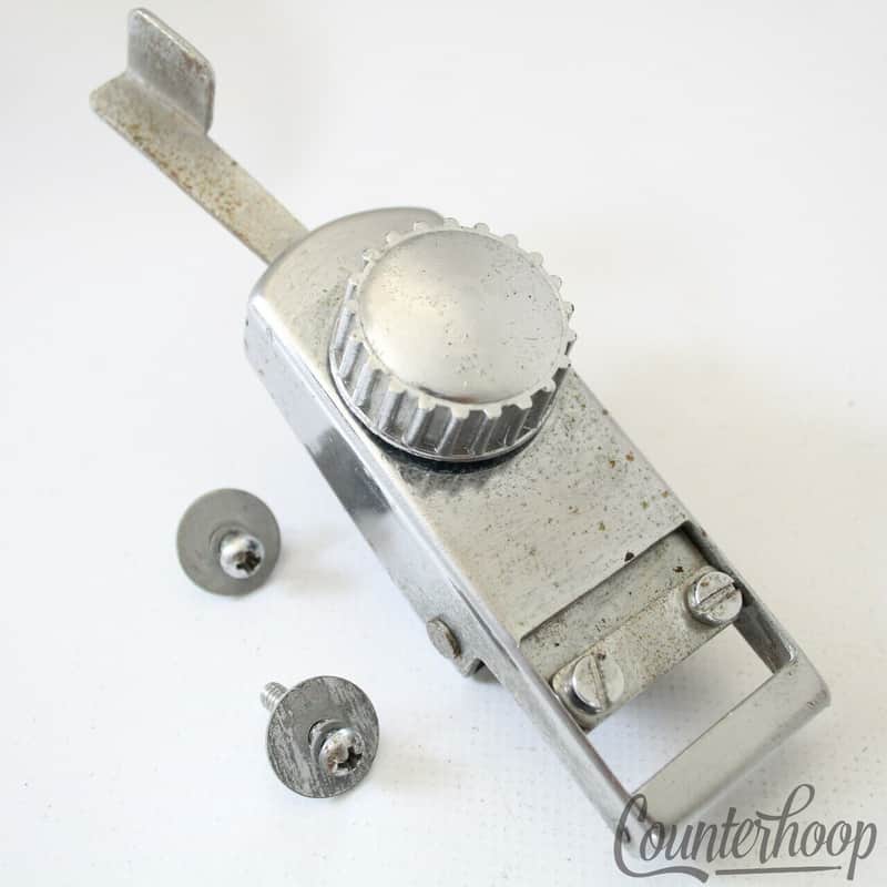 *Pearl Snare Drum Throw-Off/Strainer Vintage 60s-70s Japan-Stamped Chrome 1 3/4" image 1
