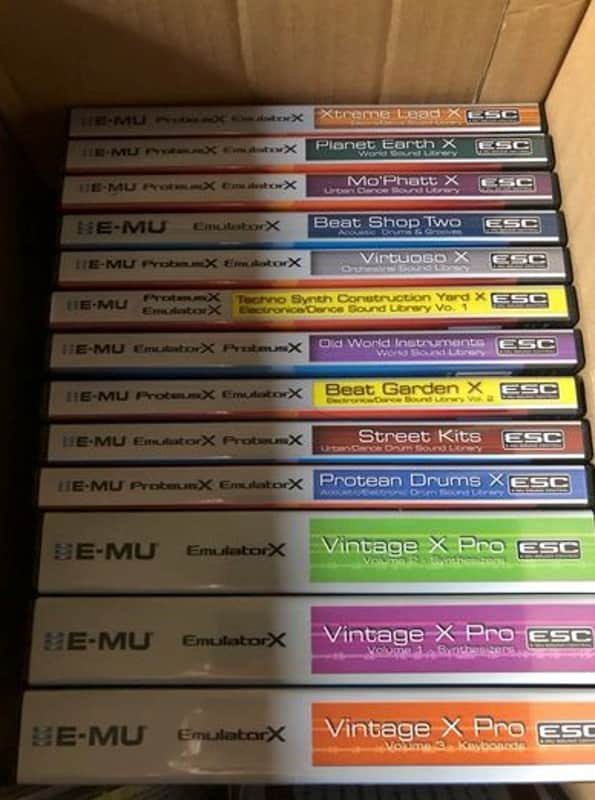 E-MU Systems Emulator-X Sample Bank DVD Full Collection image 1