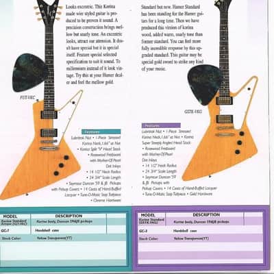 1999 Hamer USA Korina Futura image 23