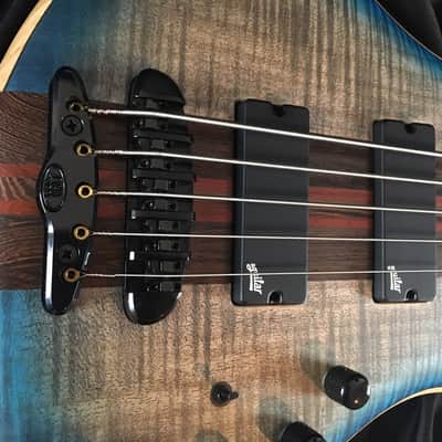 Mayones Patriot 5 Classic 2017 3Tone Blue Burst image 6