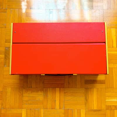 Rare Busilacchio Red Chord/Reed Organ (Italy, 1960s) – vintage cased electric organ and harmonium! image 14