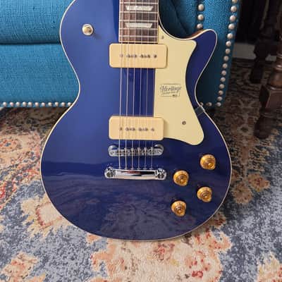 Heritage Standard II Collection H-150 P90 Electric Guitar Midnight Blue image 3