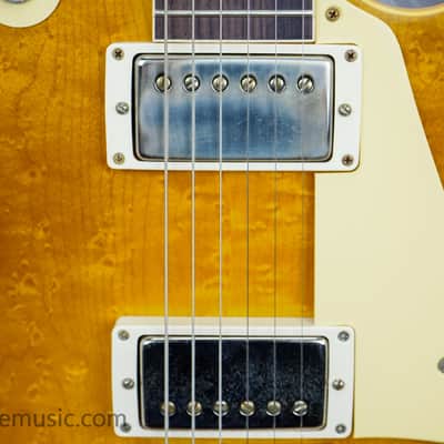 Gibson Custom Shop M2M Birdseye ’59 Les Paul Standard Reissue - Lemon Burst image 6