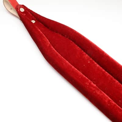 Accordion Shoulder Strap Boppola - Red on Red (Embosed) image 2