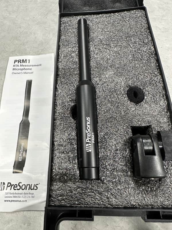 Minty PreSonus PRM1 RTA Measurement Microphone