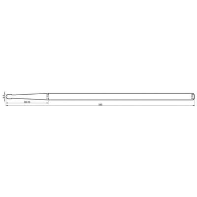 Rohema 7A Classic Drumsticks - Hickory Lacquered - 61325 - 3 Pairs image 2