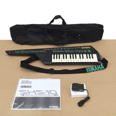 Yamaha SHS-10B Vintage Keytar FM Synthesizer Keyboard + Soft Case
