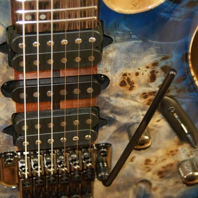 Ibanez S1070PBZ-CBB 2016 Cerulean Blue Burst prototype image 5