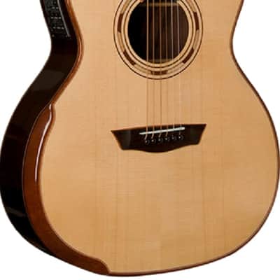 Washburn G25SCE Comfort Deluxe 25 Series Grand Auditorium Cutaway Acoustic Electic Guitar. Natural image 1