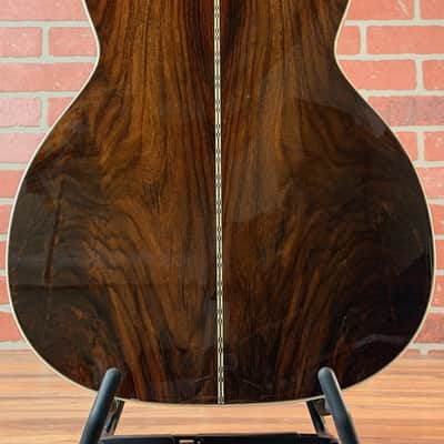 Martin Custom Shop 000-12F Sinker Redwood Top & Wild Grain East Indian Rosewood Acoustic Guitar - Gloss/Satin Neck image 12