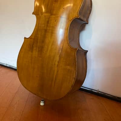 Double bass 3/4 circa 1800 3/4 swell back Pro instrument image 6