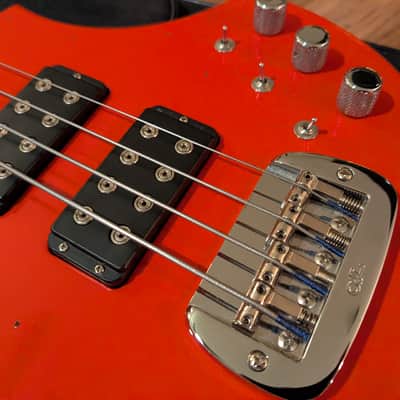 G&L USA Custom Order 4 String Fretless Bass Guitar One Off 2000s 8.12Lbs Fullerton Red image 8