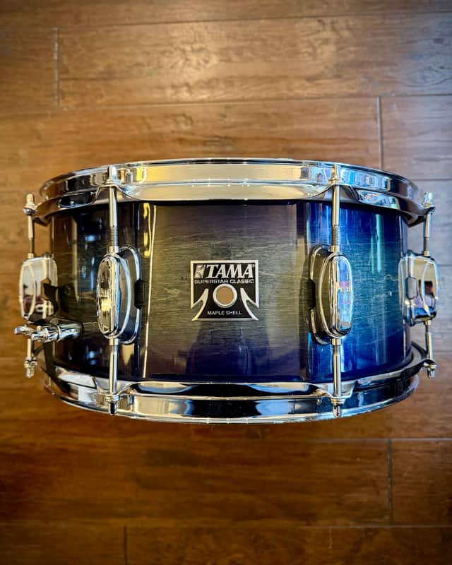 Tama 6.5x14" CLS1465 Superstar Classic Snare - Dark Indigo Burst image 1
