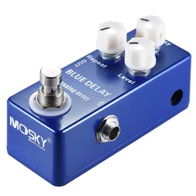 Mosky Blue Delay Analog Delay Guitar Effect Pedal. FREE PICKS + HOLDER+ FREE SHIP USA image 8