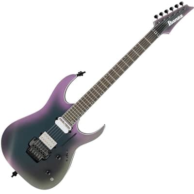 Ibanez RG60ALS-BAM RG Axion Label 6-String Electric Guitar - Black Aurora Burst Matte image 1