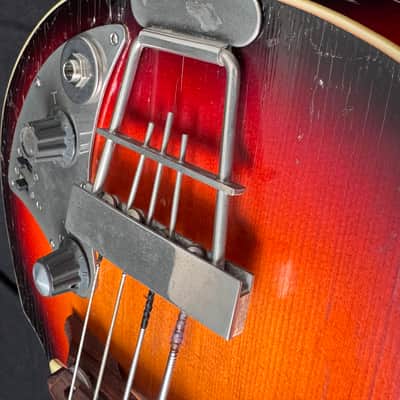 Hüttl bass 1960s - shortscale image 12
