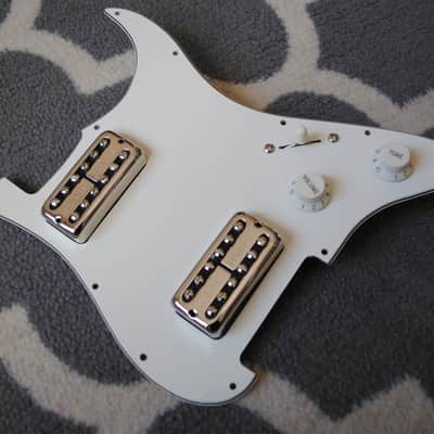 Gretsch Filtertron pickups on fully wired Stratocaster Pickguard image 1