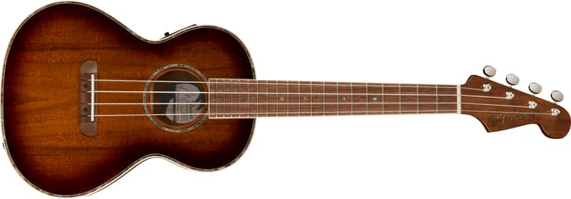 Fender Montecito Tenor Size Ukulele with Gig Bag - Shaded Edge Burst – DEMO image 1