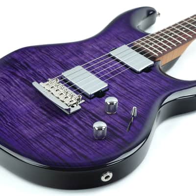 Music Man Luke 4 HH Maple Top Purple Slushie image 11