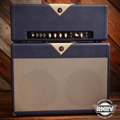 2006 Divided by 13 FTR-37 Head w/ Matching 2x12 Speaker Cabinet & Switchazel A/B Pedal (Purple/Egg) image 1