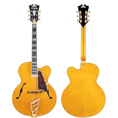 D'Angelico Excel EXL-1 Electric Guitar (Hollowbody - Amber) image 4