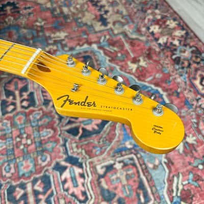 Fender 1957 Vintage Reissue Stratocaster ST-57 Black Texas Specials - 1993 image 4