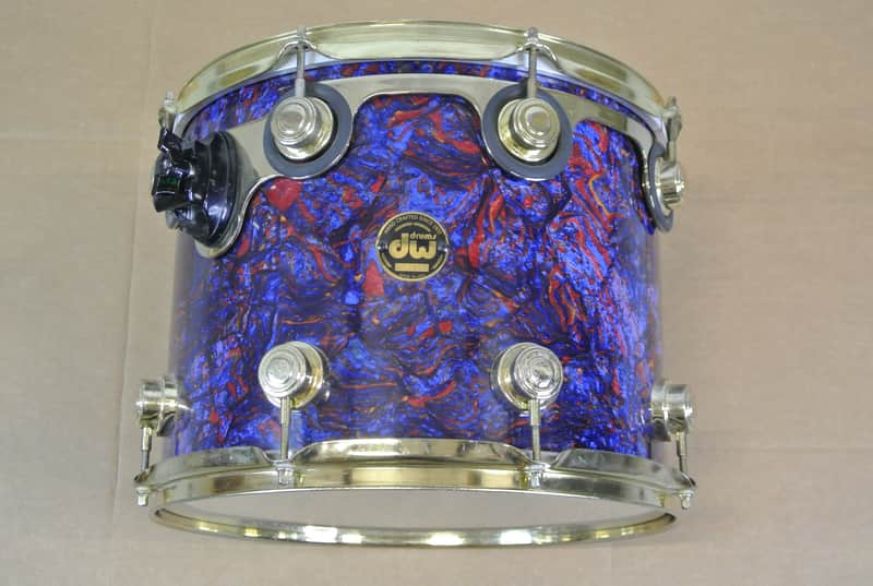💥 DW USA 14" RACK TOM in BLUE NEBULA for YOUR DRUM SET or PROJECT! 💥 RM133 image 1