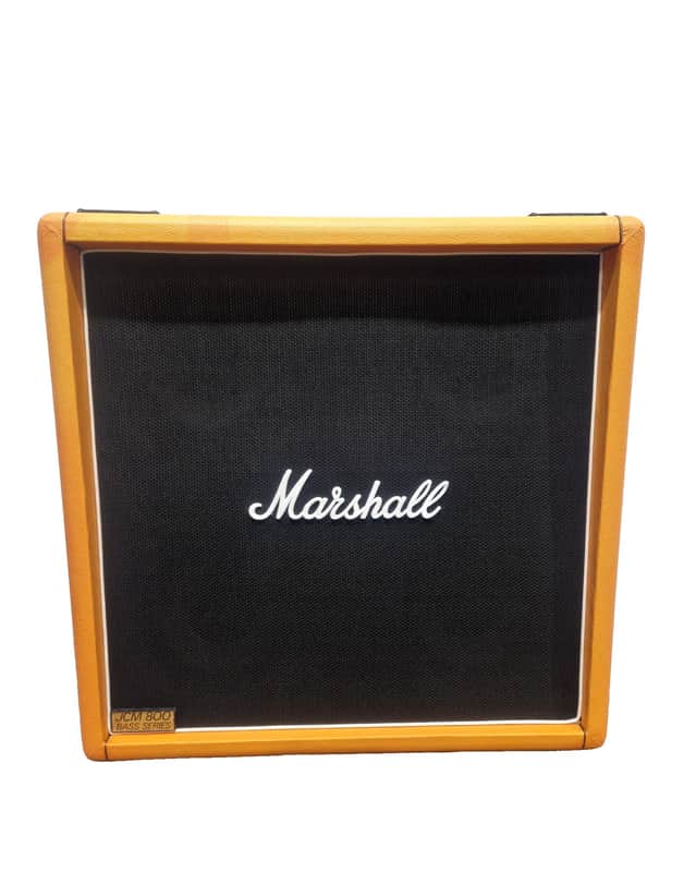 Marshall Bass Series 800 1513 4X10 Bass Cabinet - Rare Orange Tolex Edition Bass Cabinet - Rare Edition - Good image 1