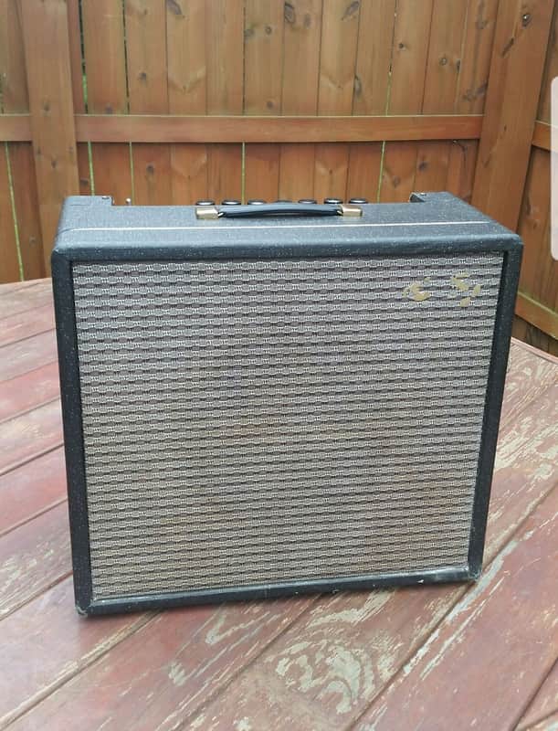 1963 Univox Model U-202R  All Tube Guitar Amp With Reverb/Tremolo Rare image 1